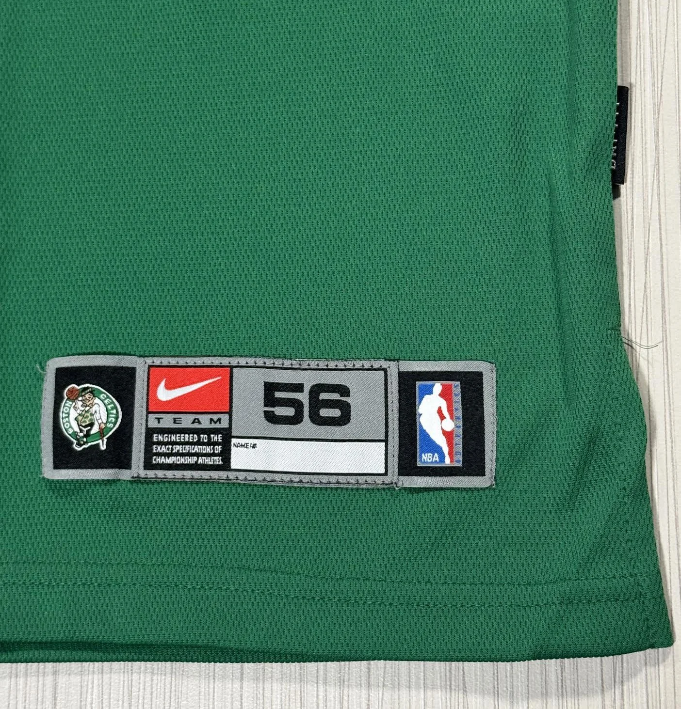 Vintage Nike Boston Celtics Antoine Walker Green Authentic Jersey